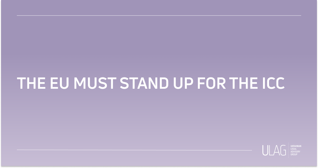 The EU Member States Must Stand up for the ICC
