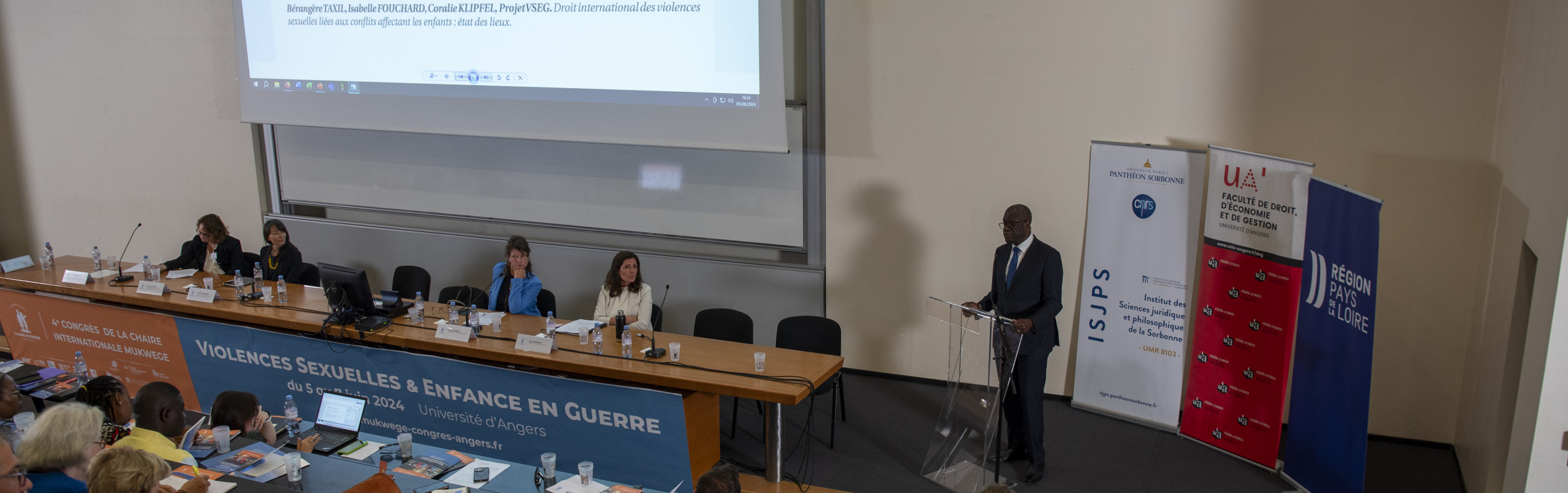 ULAG at the 4th Congress of the International Mukwege Chair ‘Sexual Violence  Children at War’