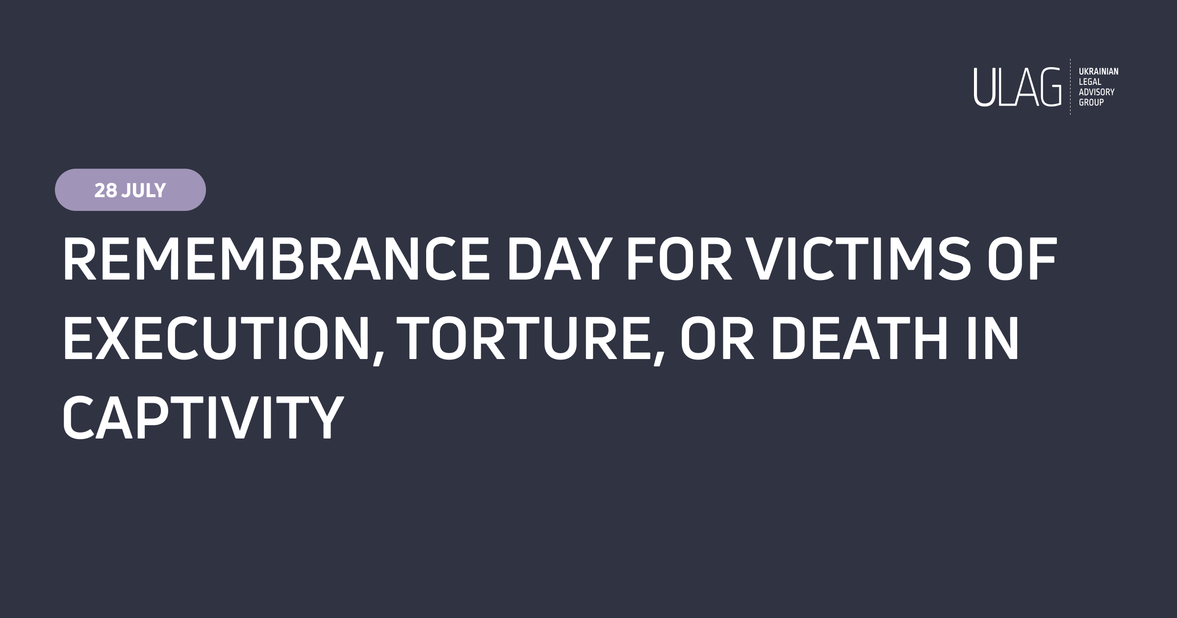 Remembrance Day for Victims of Execution, Torture, or Death in Captivity