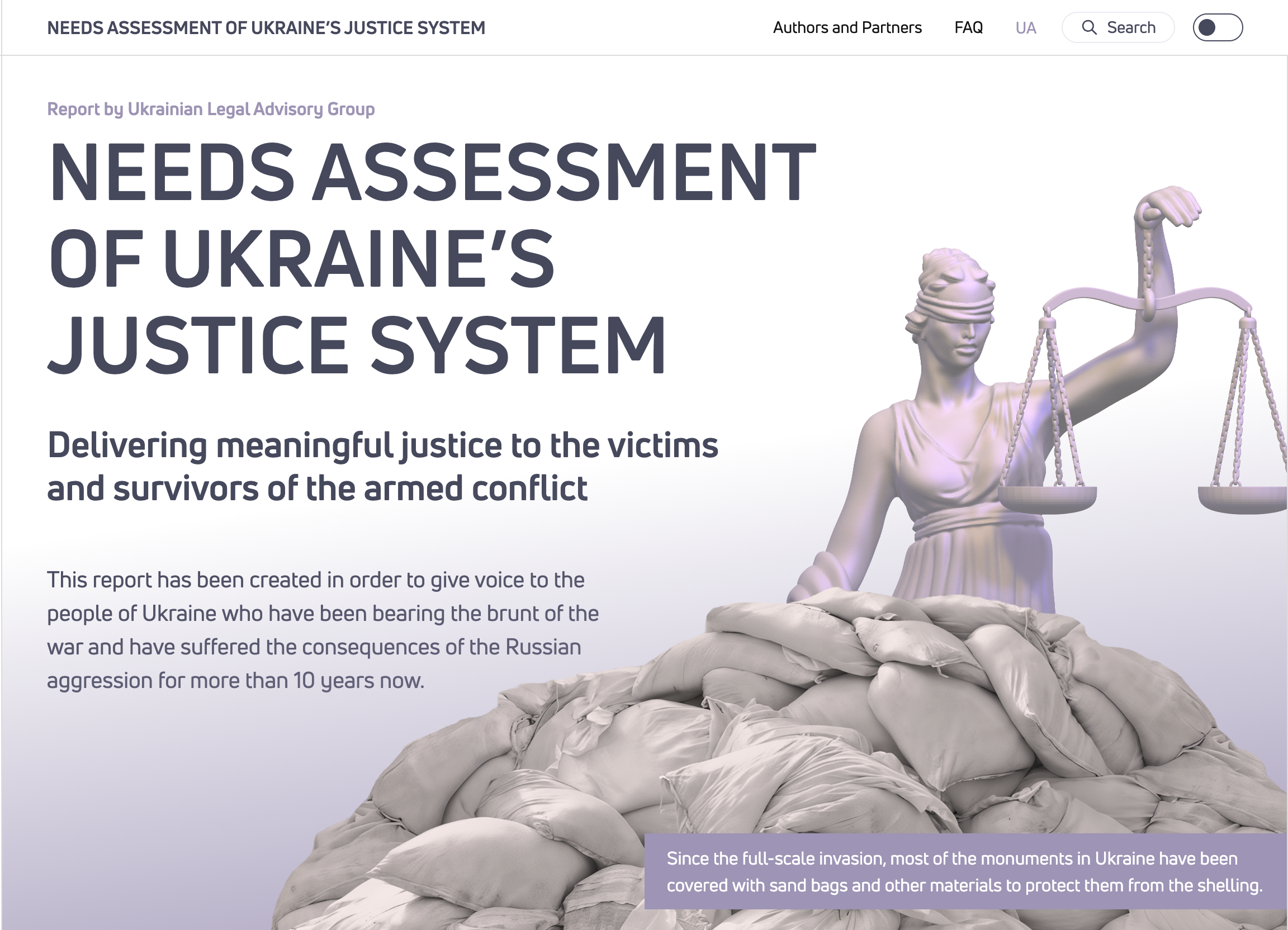 Needs Assessment’s Website is live